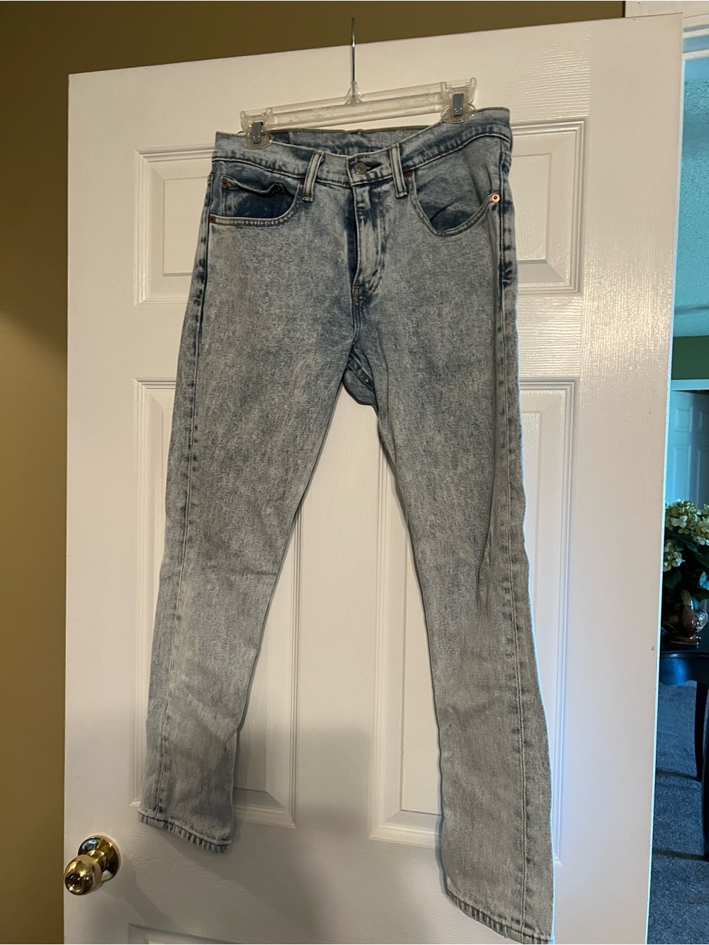 Levi's 512 Women's Slim Straight Light Acid-Wash Jeans